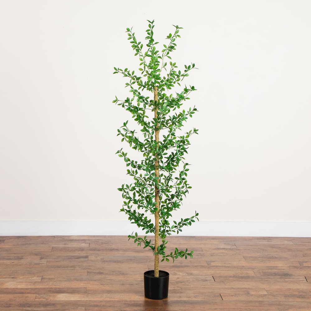 7ft. Artificial Shady Lady Black Olive Tree. Picture 2