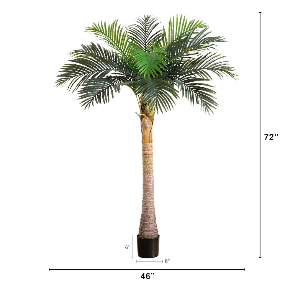 6ft. Artificial Coconut Palm Tree. Picture 1