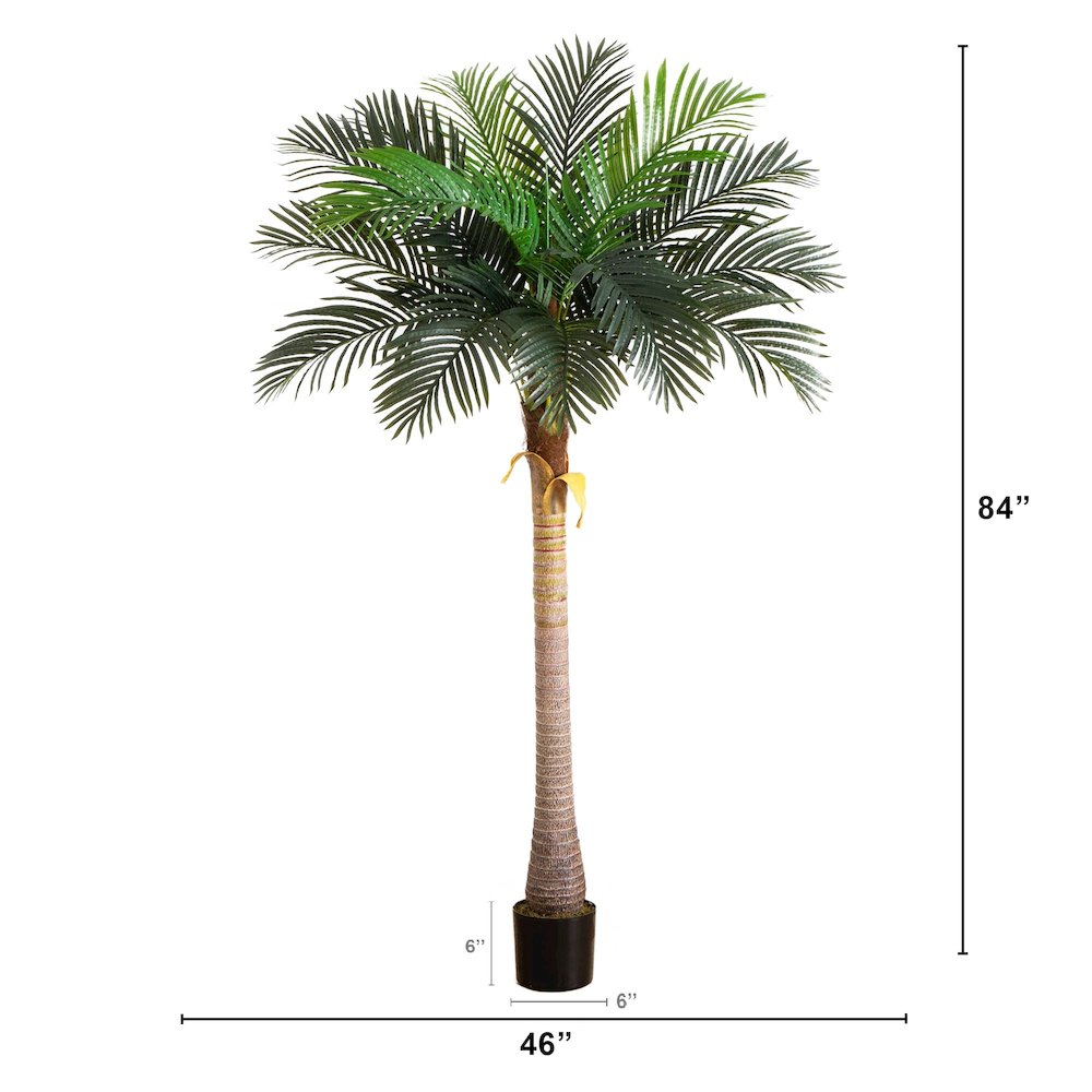 7ft. Artificial Coconut Palm Tree. Picture 1