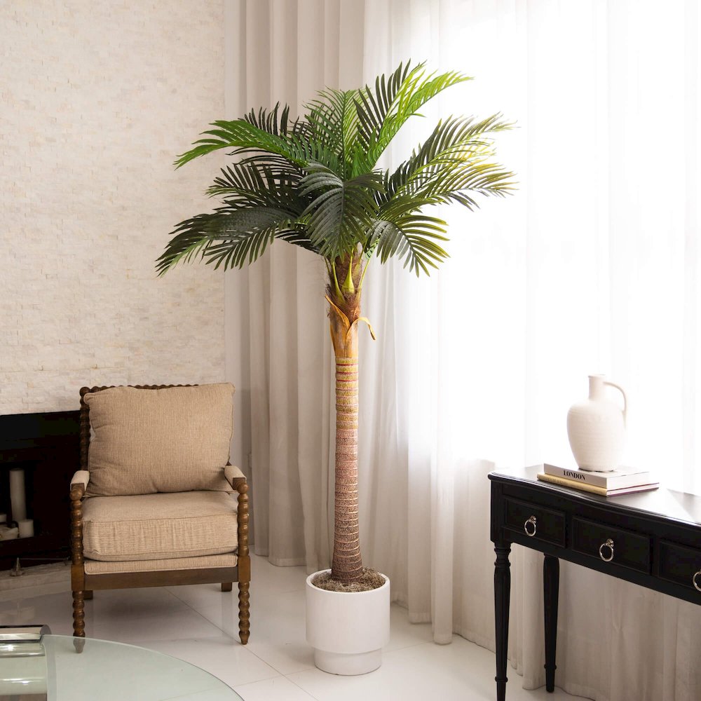 7ft. Artificial Coconut Palm Tree. Picture 7