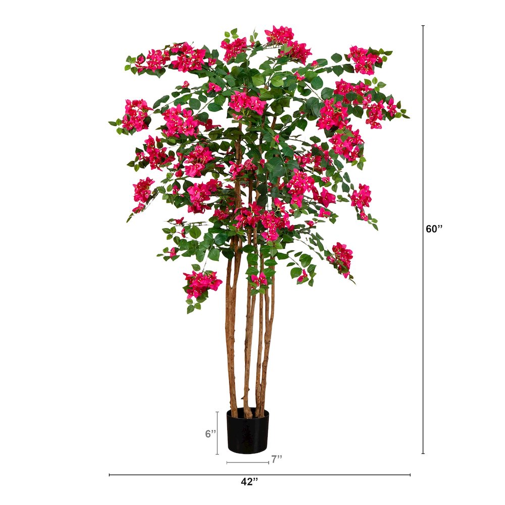 5ft. Artificial Deluxe Bougainvillea Tree. Picture 5