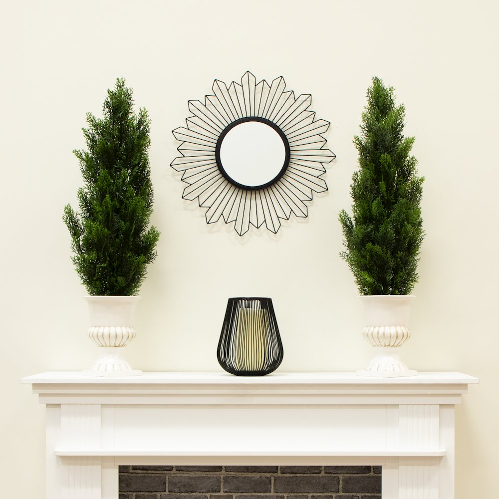 3ft. Artificial Cedar Pine Tree UV Resistant (Indoor/Outdoor) - Set of 2. Picture 3