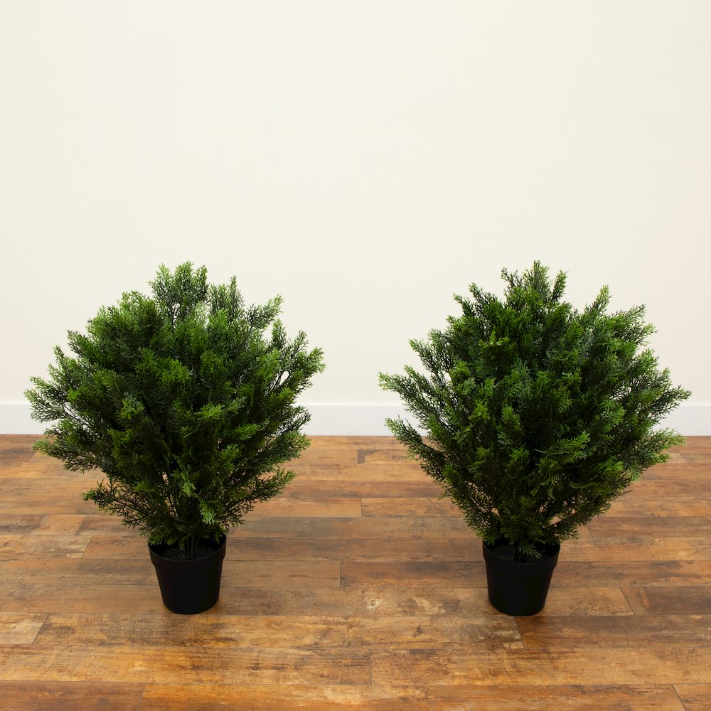 3ft. Artificial Cedar Tree UV Resistant (Indoor/Outdoor) - Set of 2. Picture 5