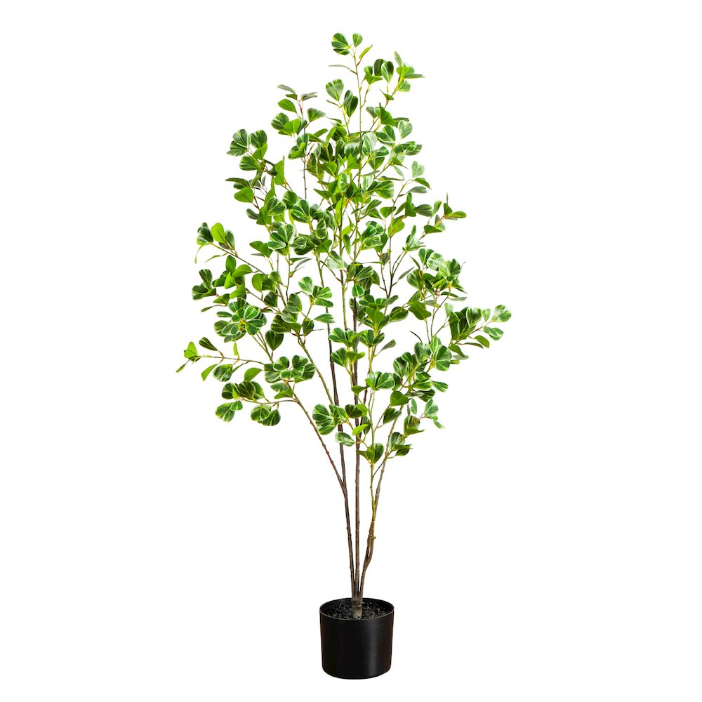 4ft. Artificial Heart Shaped Ficus Leaf Tree. Picture 1