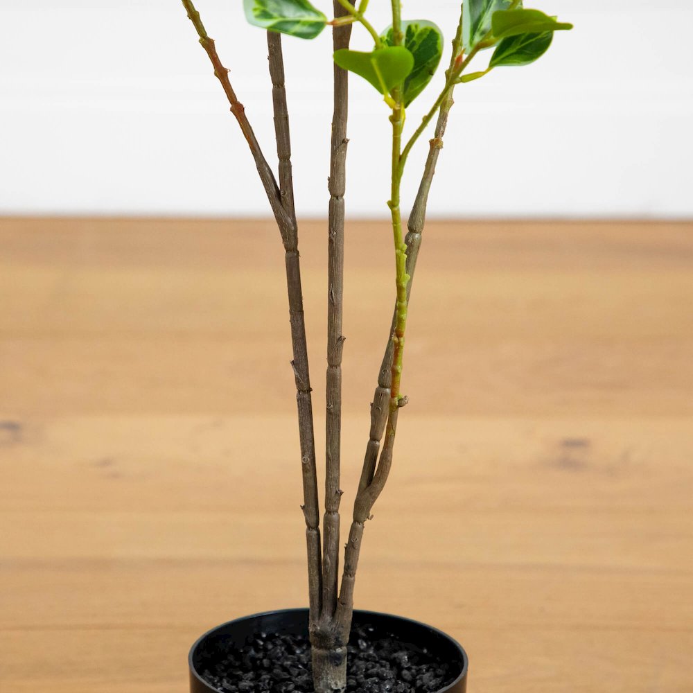 4ft. Artificial Heart Shaped Ficus Leaf Tree. Picture 4