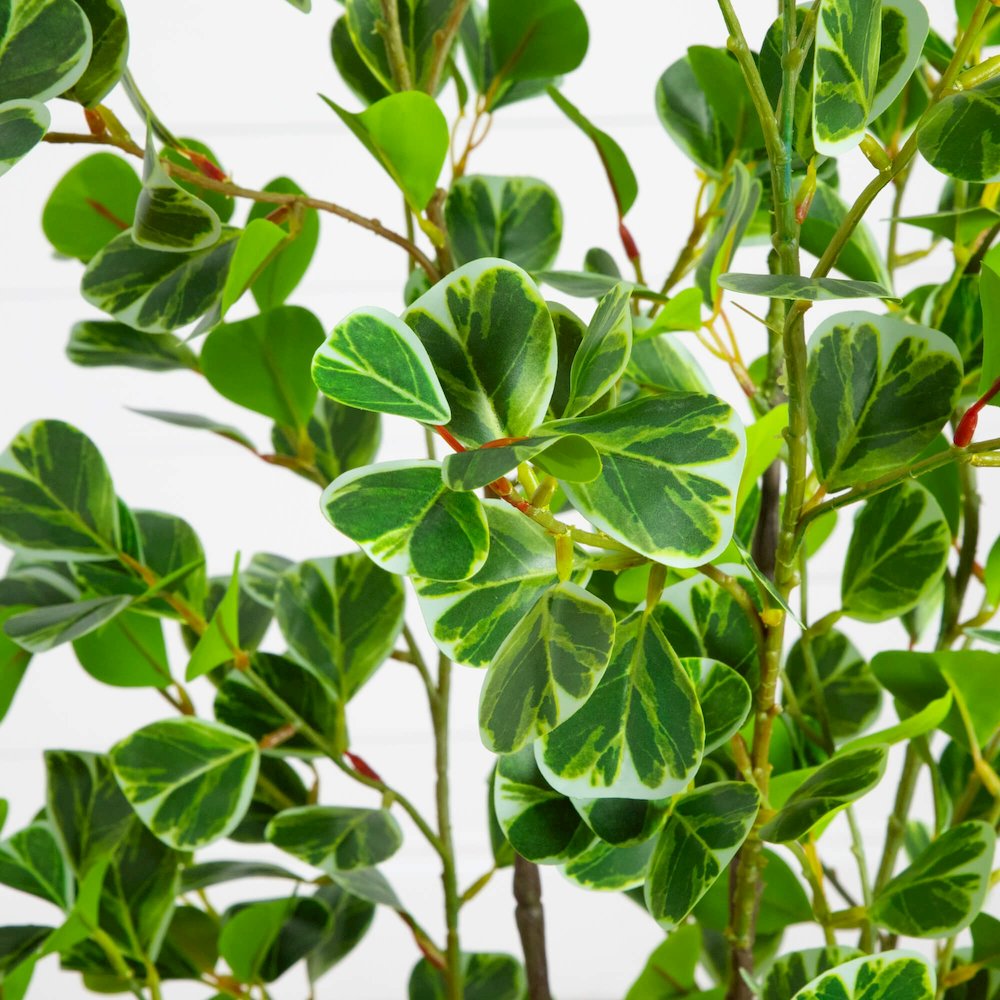 5ft. Artificial Heart Shaped Ficus Leaf Tree. Picture 4