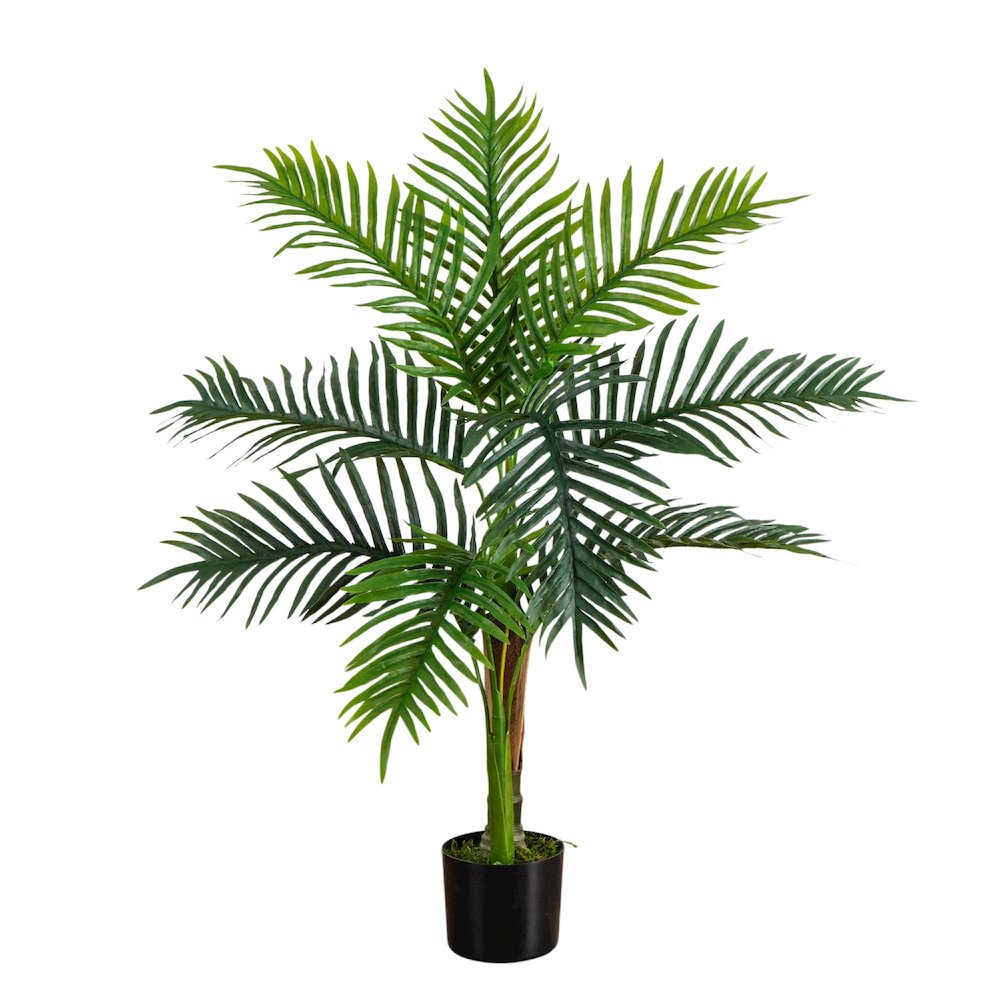3ft. UV Resistant Artificial Double Robellini Palm Tree (Indoor/Outdoor). Picture 7