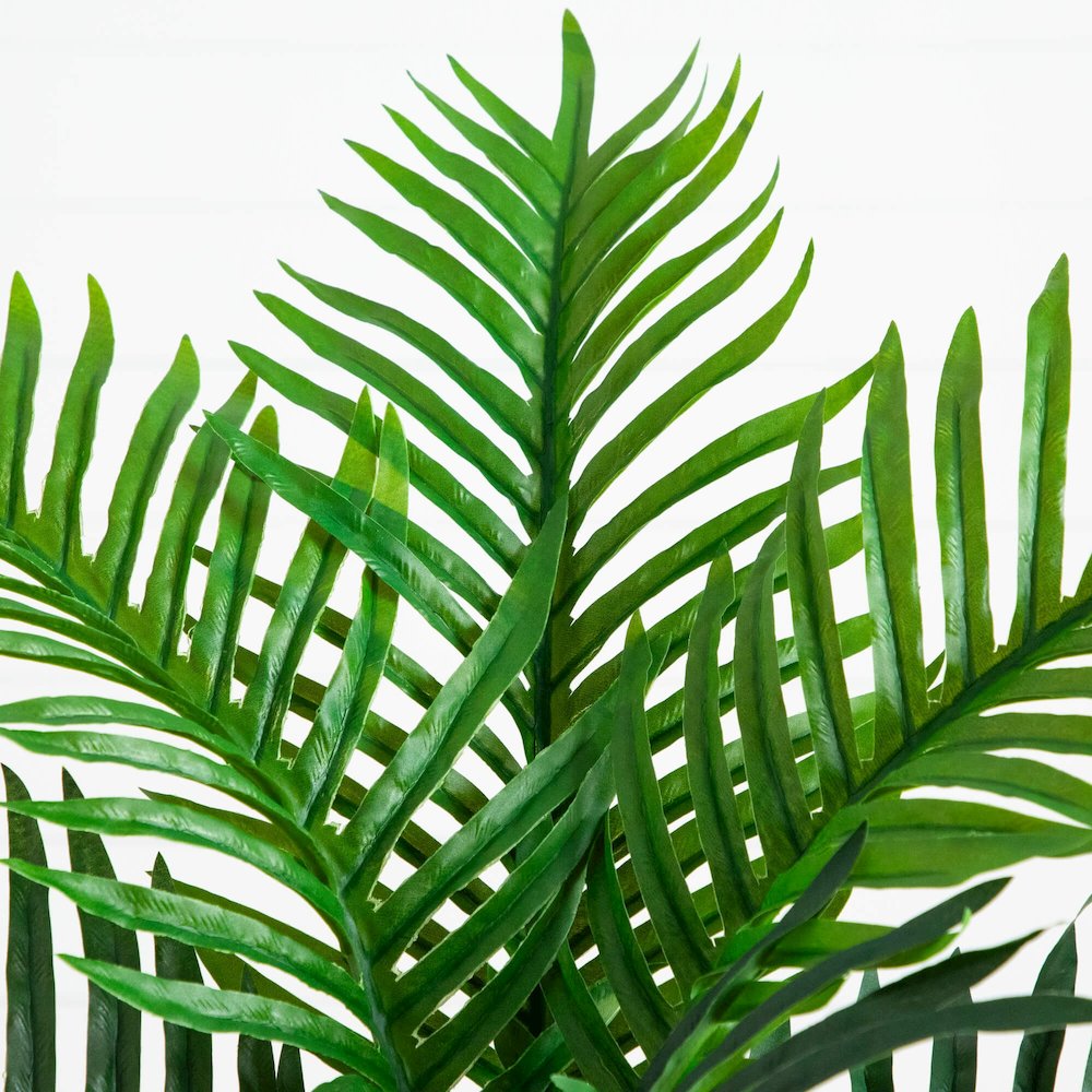 3ft. UV Resistant Artificial Double Robellini Palm Tree (Indoor/Outdoor). Picture 2
