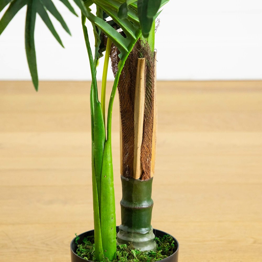 3ft. UV Resistant Artificial Double Robellini Palm Tree (Indoor/Outdoor). Picture 9