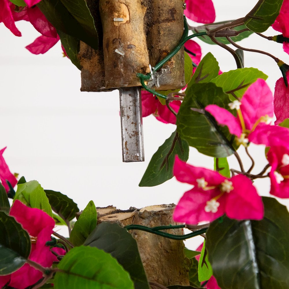 4ft. UV Resistant Artificial Spiral Bougainvillea Tree (Indoor/Outdoor). Picture 5