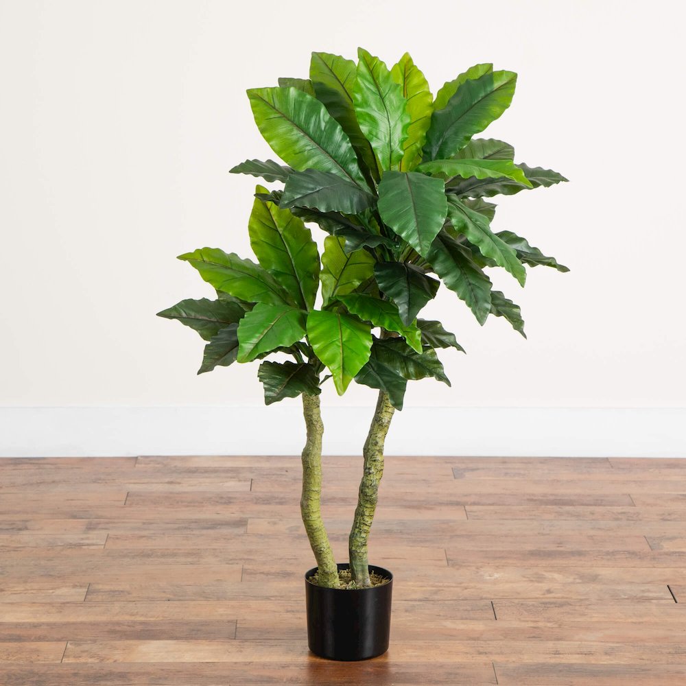 4ft. UV Resistant Artificial Bird Nest Fern Tree (Indoor/Outdoor). Picture 7