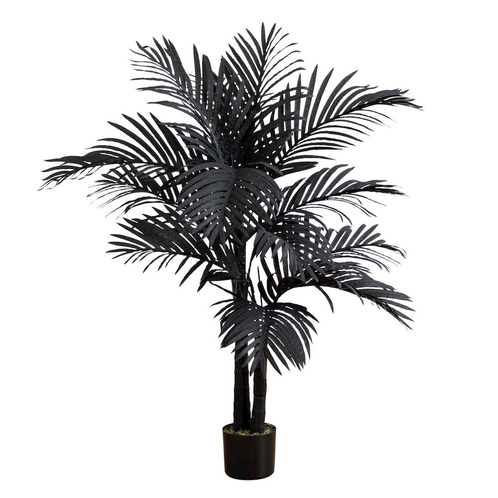 4ft. Artificial Halloween Black Golden Cane Tree. Picture 6
