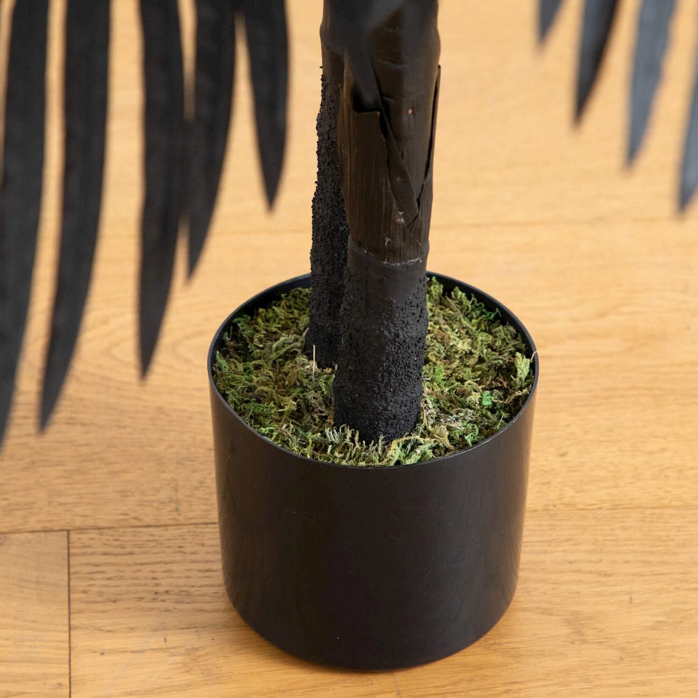 4ft. Artificial Halloween Black Golden Cane Tree. Picture 4
