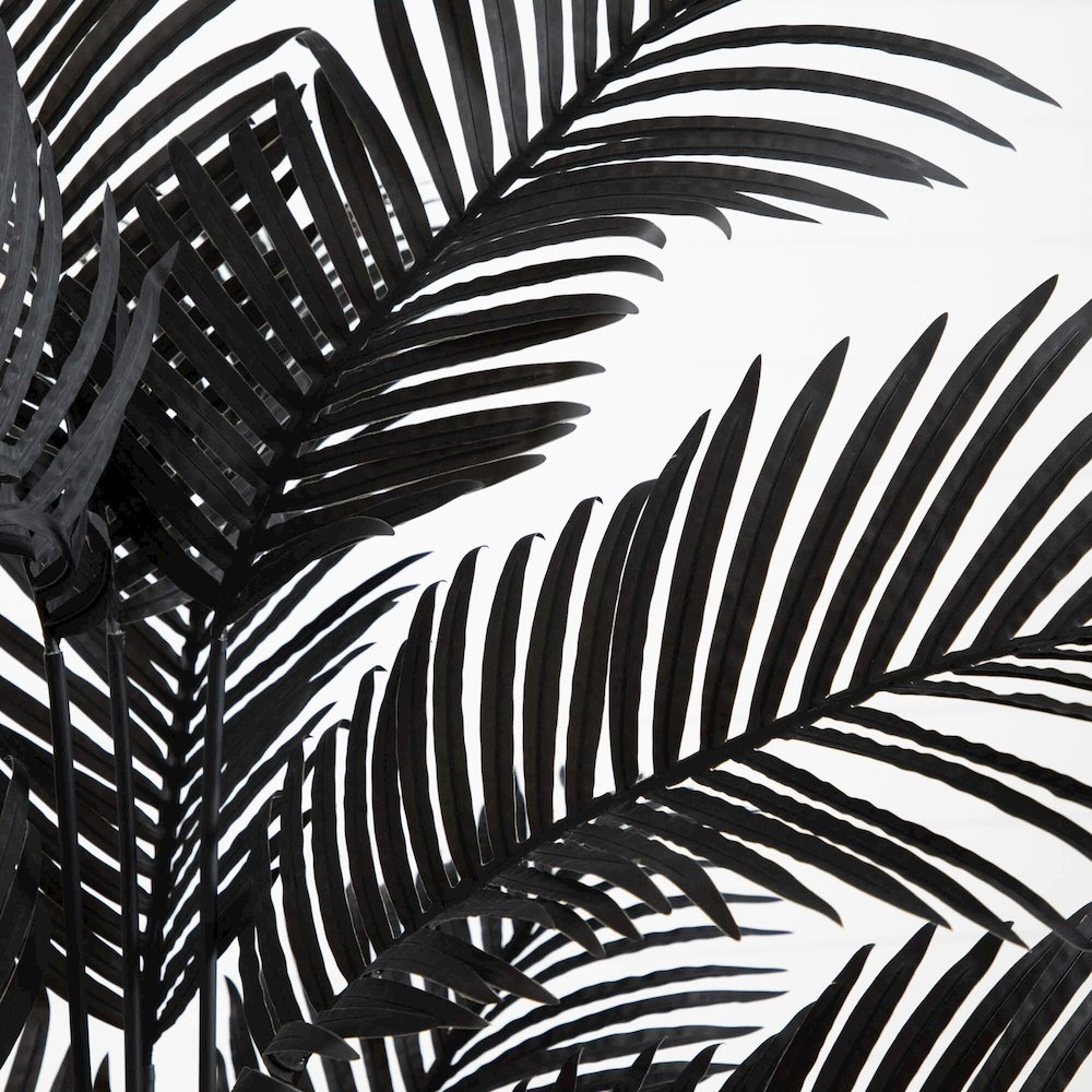 6ft. Artificial Halloween Black Paradise Palm Tree. Picture 5