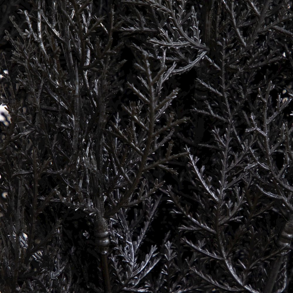 4ft. UV Resistant Artificial Halloween Black Cedar Tree (Indoor/Outdoor). Picture 2