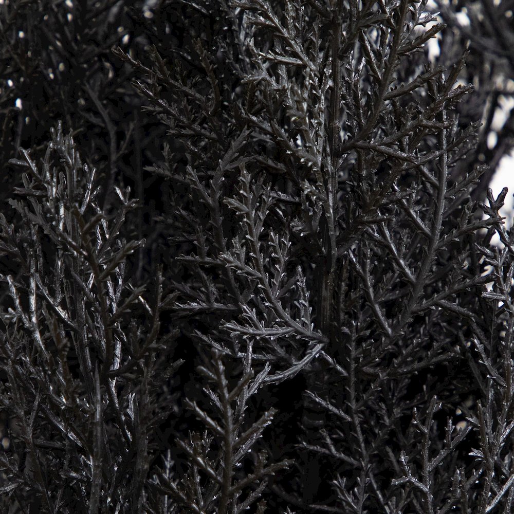 4ft. UV Resistant Artificial Halloween Black Cedar Tree (Indoor/Outdoor). Picture 3