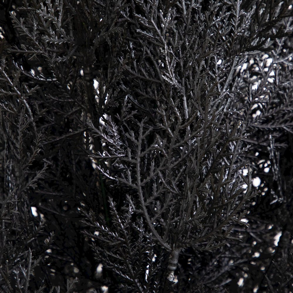 6ft. UV Resistant Artificial Halloween Black Cedar Tree (Indoor/Outdoor). Picture 5