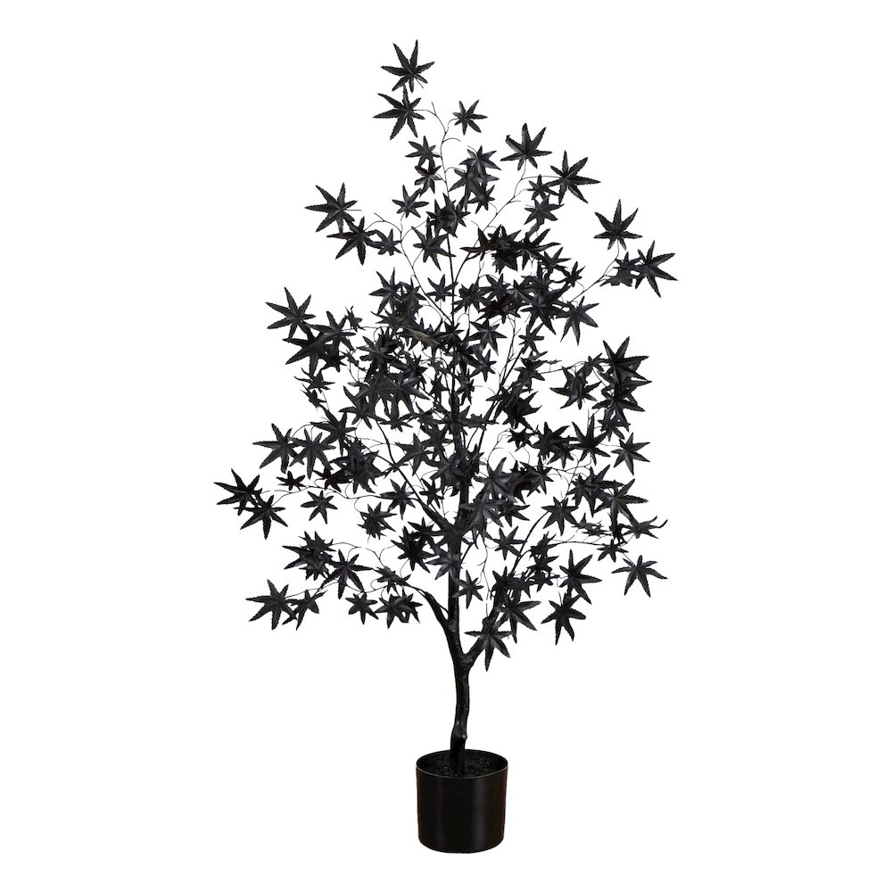 4ft. Artificial Halloween Eerie Black Maple Tree. Picture 1