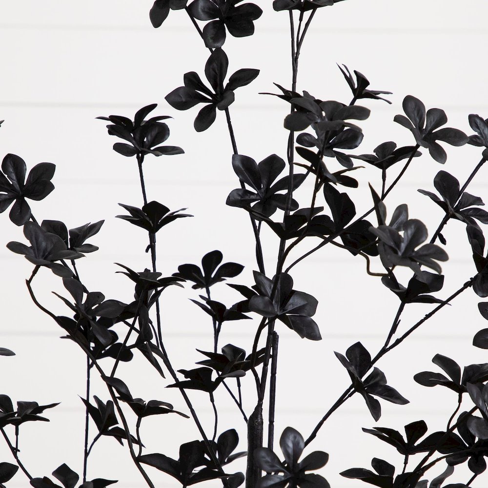 4ft. Artificial Halloween Black Enkianthus Tree. Picture 5