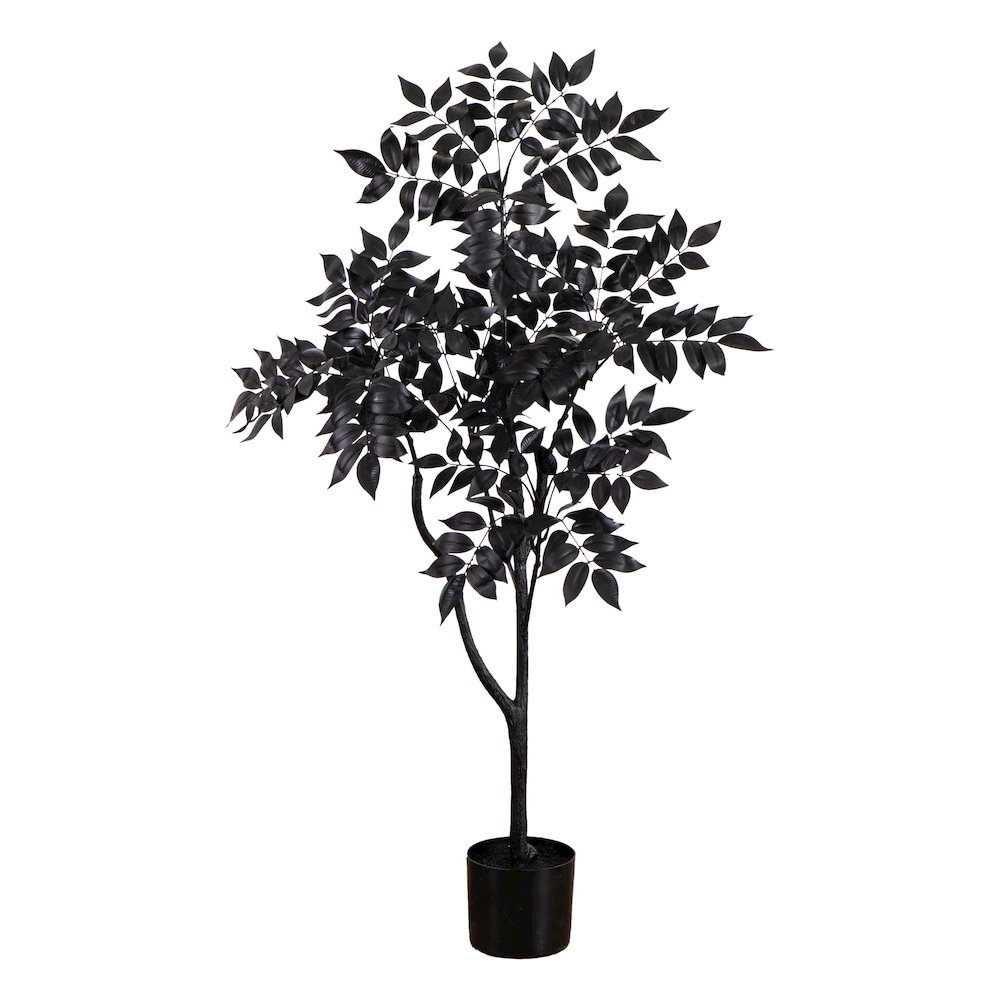 4ft. Artificial Halloween Black Sumac Tree. Picture 1