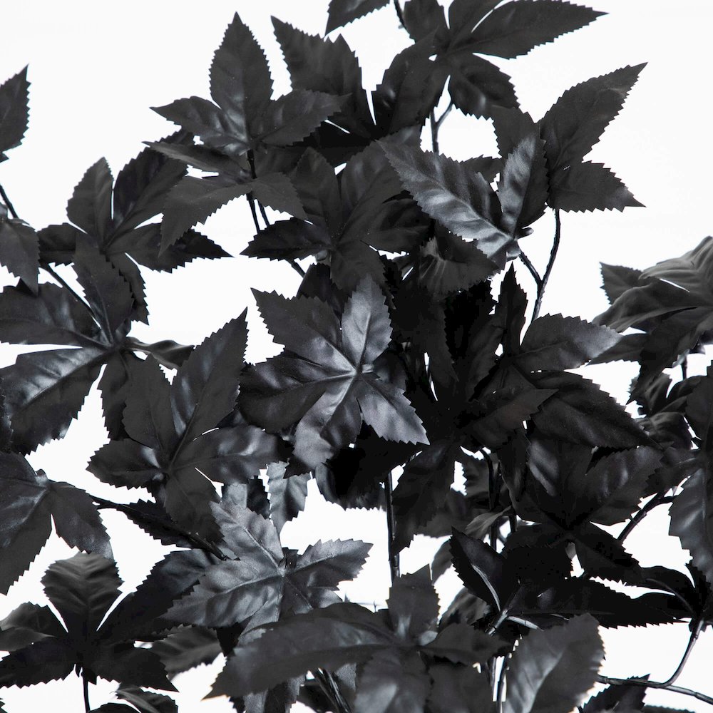 6ft. Artificial Halloween Black Maple Tree with Natural Trunk. Picture 3