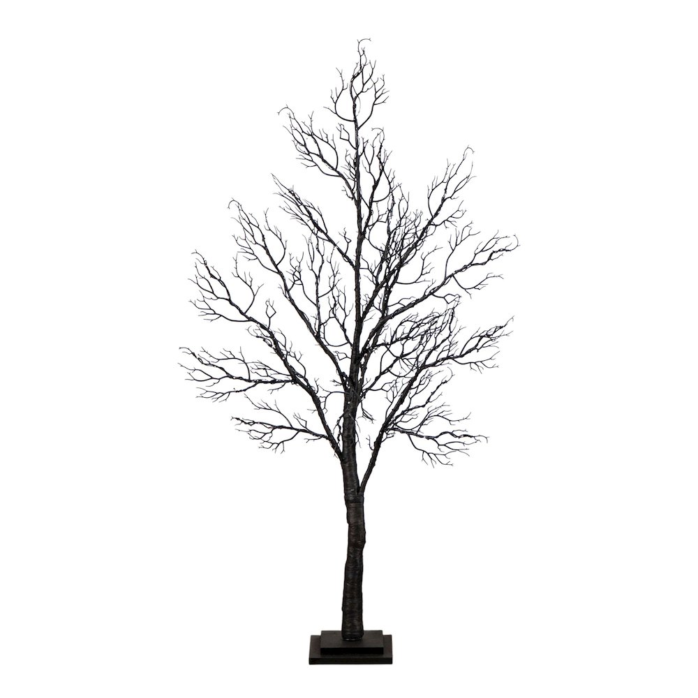 4ft. Pre-Lit Halloween Minimalist Twig Artificial Fall Tree with 160 LED Lights. Picture 4