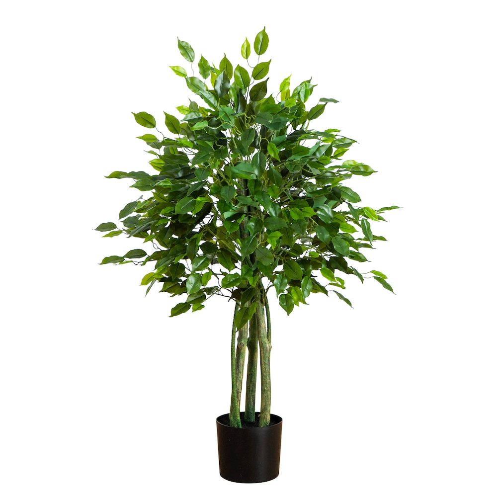 3.5ft. UV Resistant Artificial Ficus Tree (Indoor/Outdoor). Picture 1