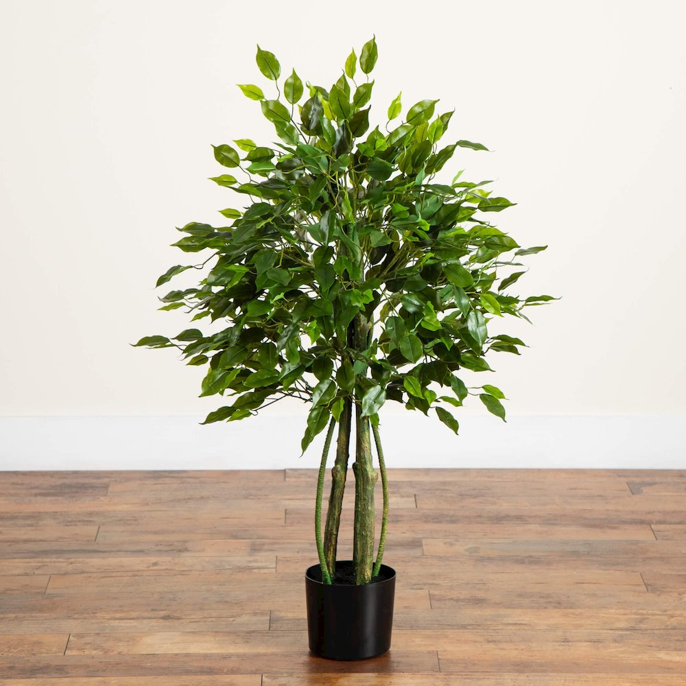 3.5ft. UV Resistant Artificial Ficus Tree (Indoor/Outdoor). Picture 2