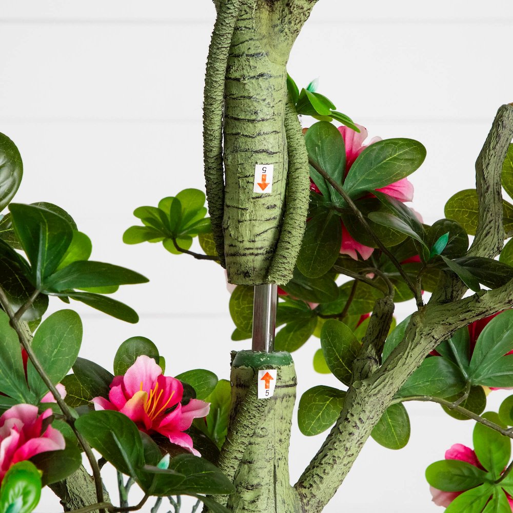 6ft. UV Resistant Artificial Azalea Tree (Indoor/Outdoor). Picture 8