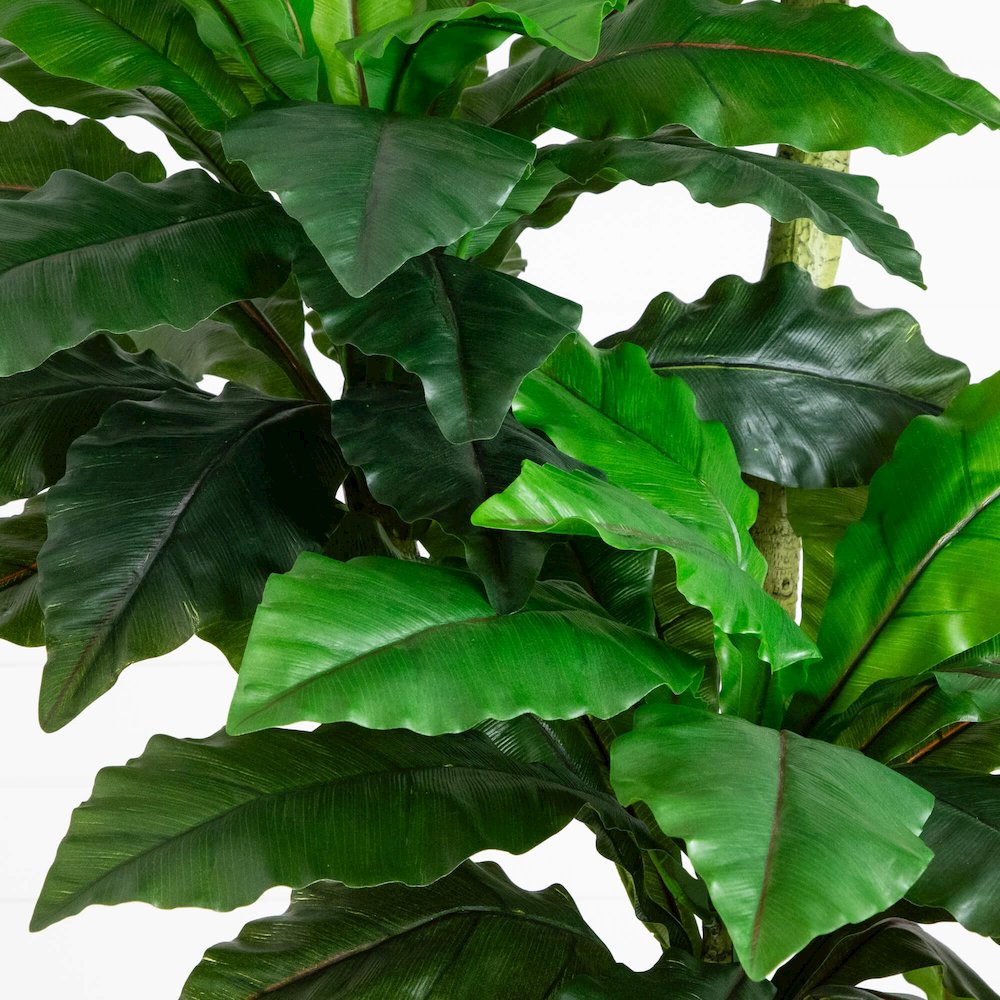 6ft. UV Resistant Artificial Bird Nest Fern Tree (Indoor/Outdoor). Picture 3