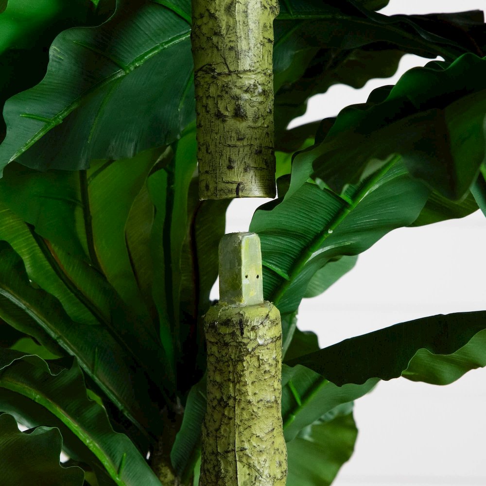 6ft. UV Resistant Artificial Bird Nest Fern Tree (Indoor/Outdoor). Picture 11