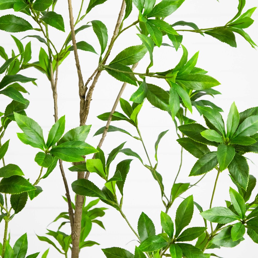 6ft. Artificial Minimalist Japanese Pieris Tree. Picture 7
