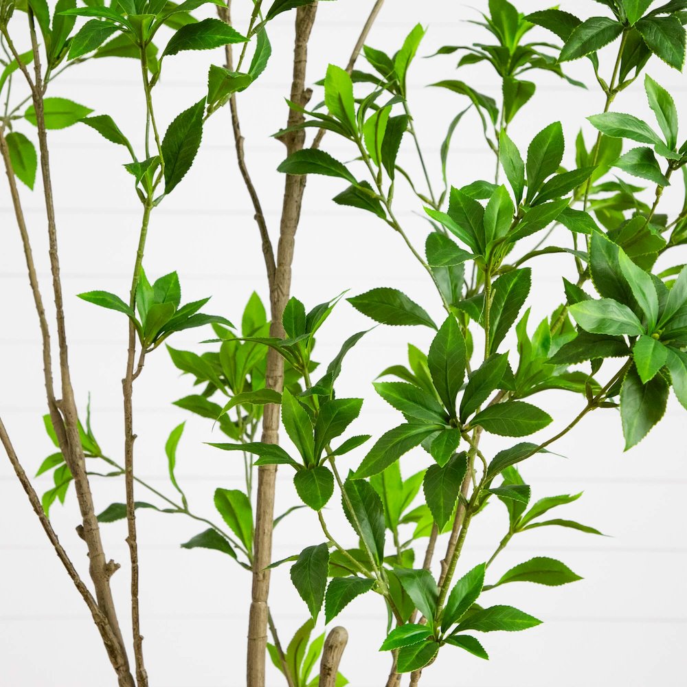 6ft. Artificial Minimalist Japanese Pieris Tree. Picture 8