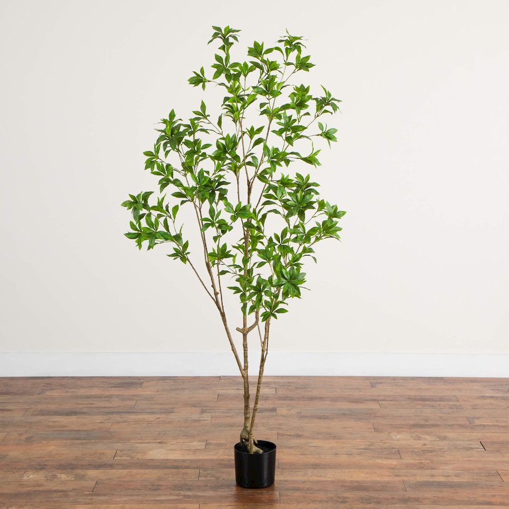 6ft. Artificial Minimalist Japanese Pieris Tree. Picture 2