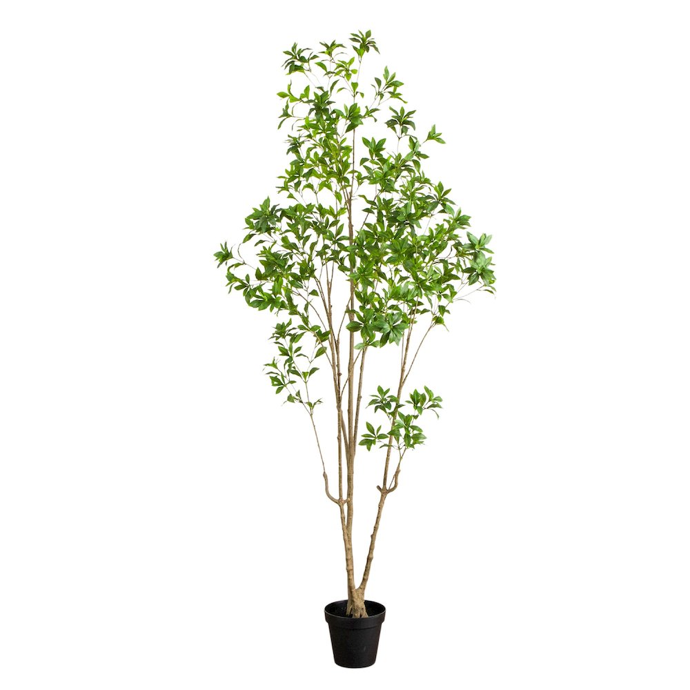 8ft. Artificial Minimalist Japanese Pieris Tree. Picture 8