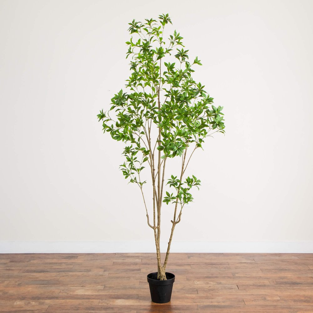 8ft. Artificial Minimalist Japanese Pieris Tree. Picture 7