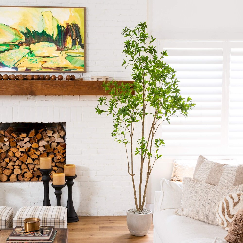 8ft. Artificial Minimalist Japanese Pieris Tree. Picture 4