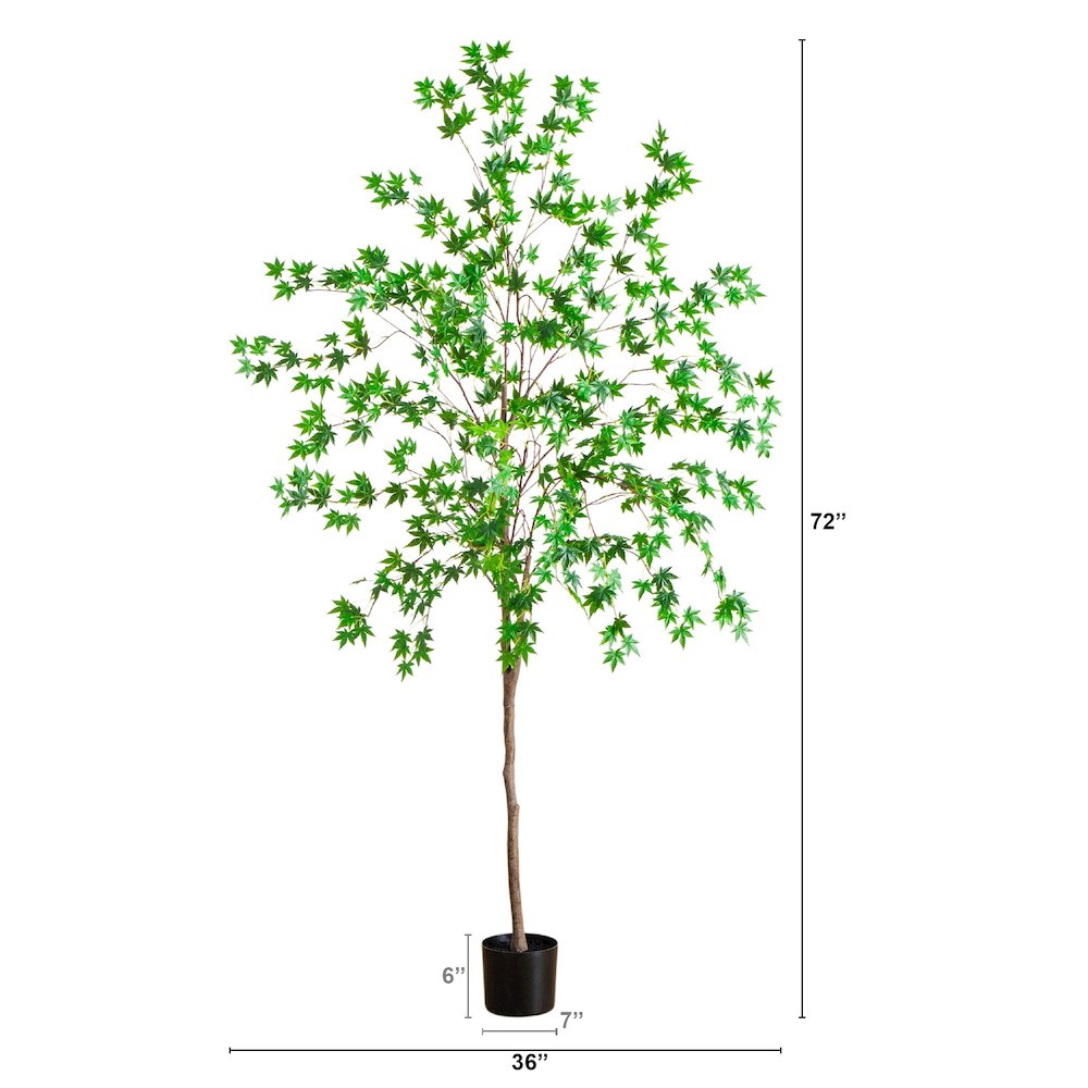 6ft. Artificial Maple Tree. Picture 5