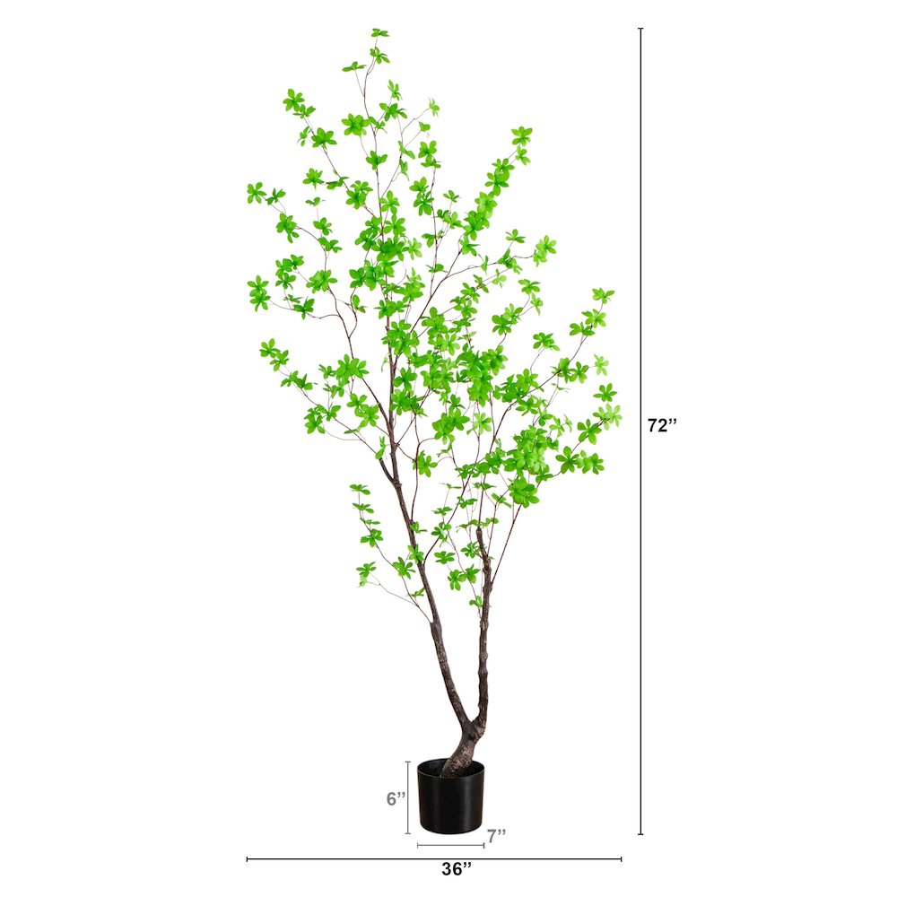 6ft. Artificial Minimalist Enkianthus Tree. Picture 5