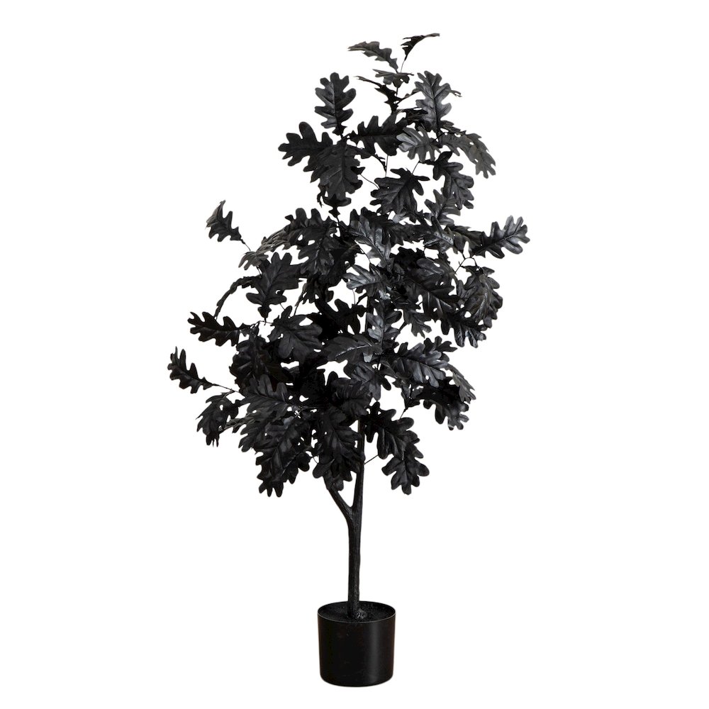 4ft. Artificial Halloween Black Oak Tree. Picture 2