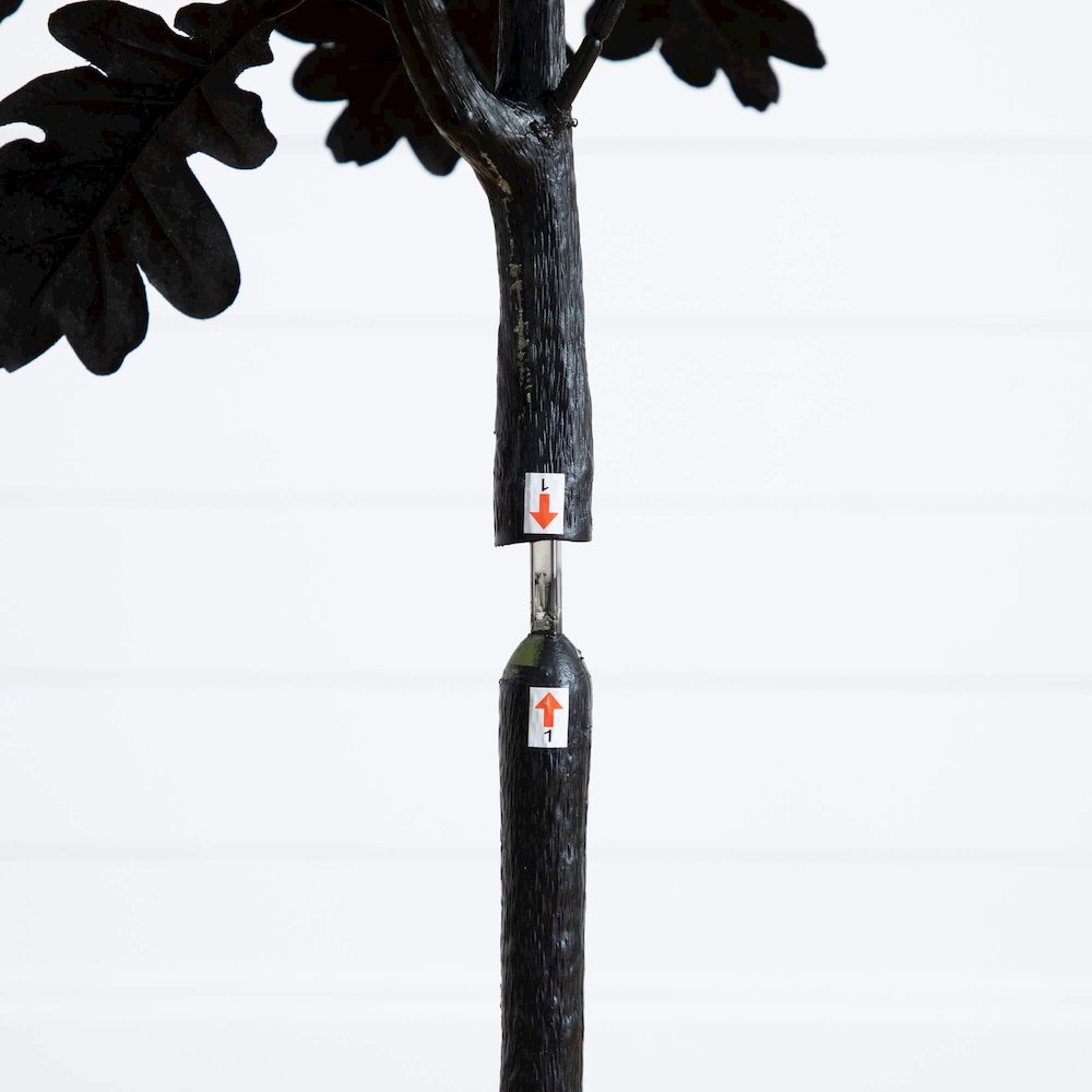 5ft. Artificial Halloween Black Oak Tree. Picture 5