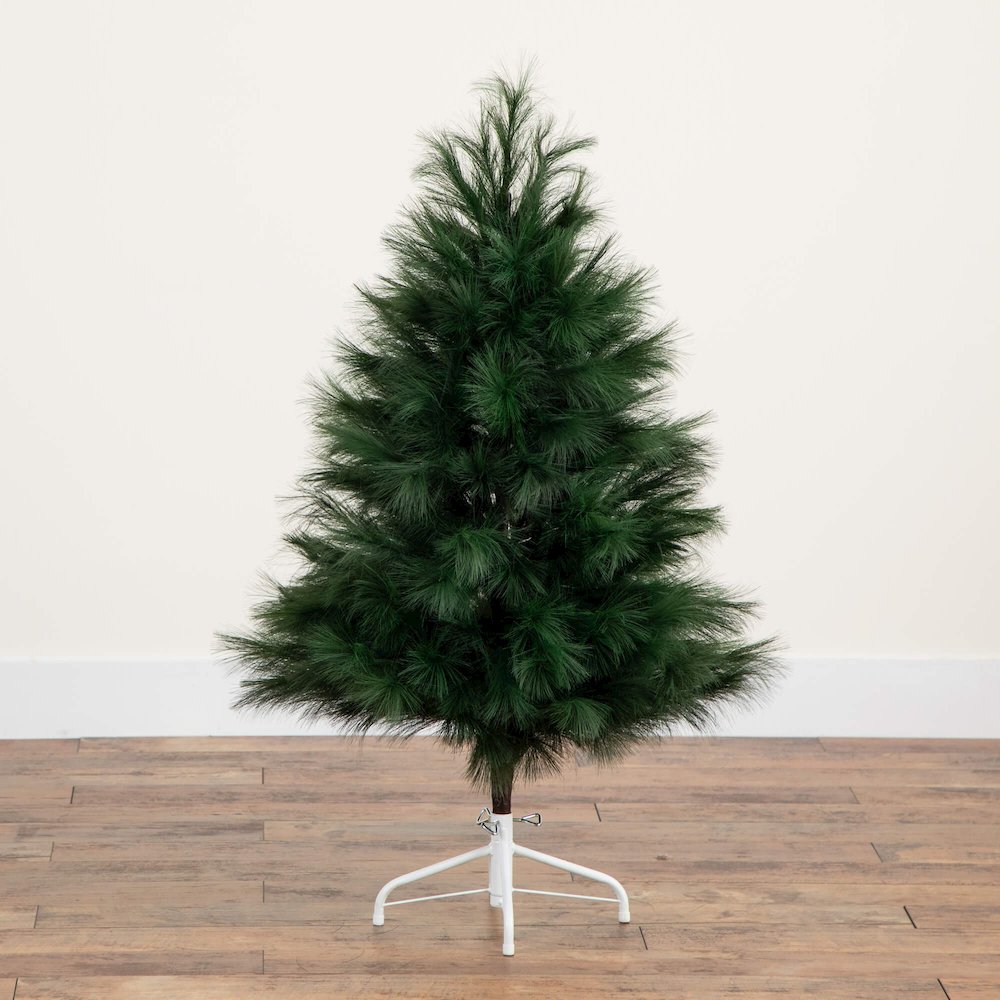 4ft. Artificial Green Pampas Grass Christmas Tree. Picture 3