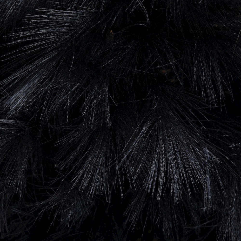 4ft. Artificial Halloween Black Pampas Grass Christmas Tree. Picture 6