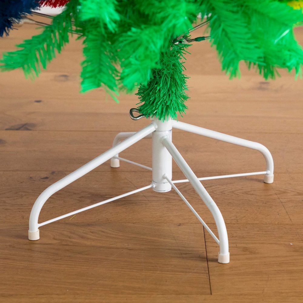 6ft. Artificial Rainbow Christmas Tree. Picture 3