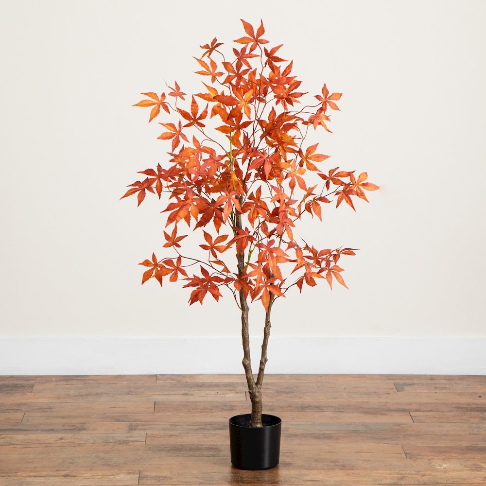 4ft. Autumn Japanese Maple Artificial Fall Tree. Picture 7