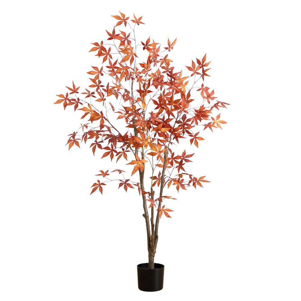 5ft. Autumn Japanese Maple Artificial Fall Tree. Picture 1