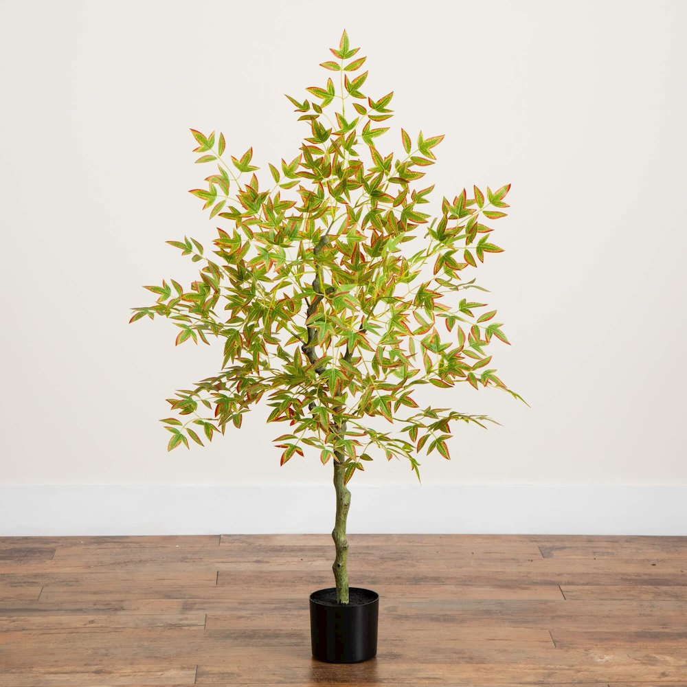 4ft. Autumn Nandina Artificial Fall Tree. Picture 2