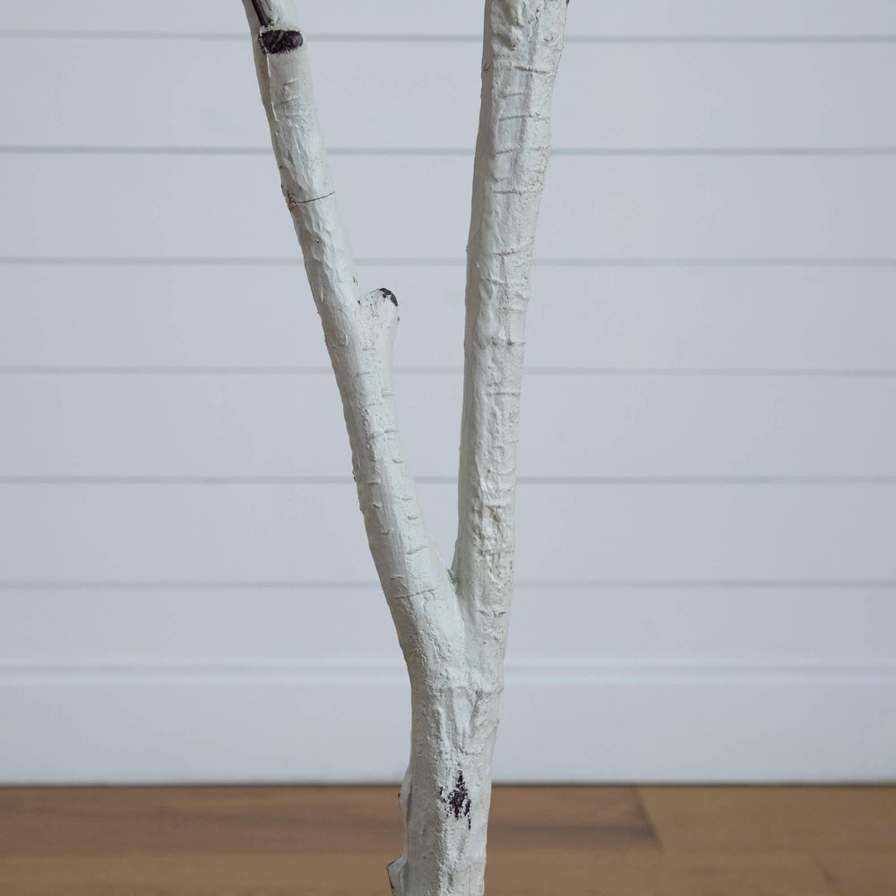 7ft. Autumn Paper Birch Artificial Fall Tree. Picture 4
