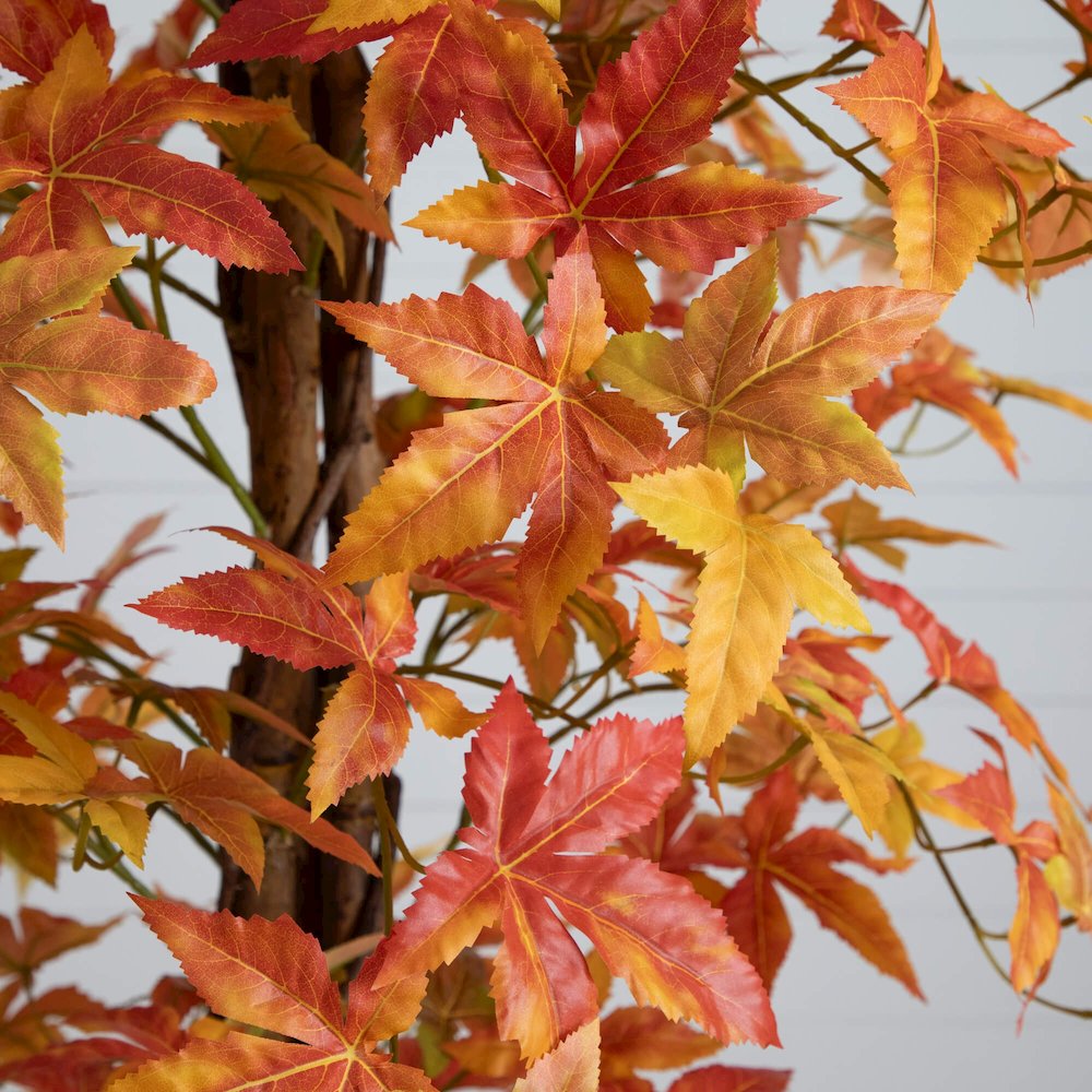 7ft. Autumn Deluxe Maple Artificial Fall Tree. Picture 5