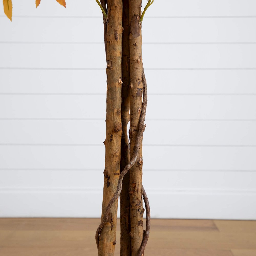 7ft. Autumn Deluxe Maple Artificial Fall Tree. Picture 7